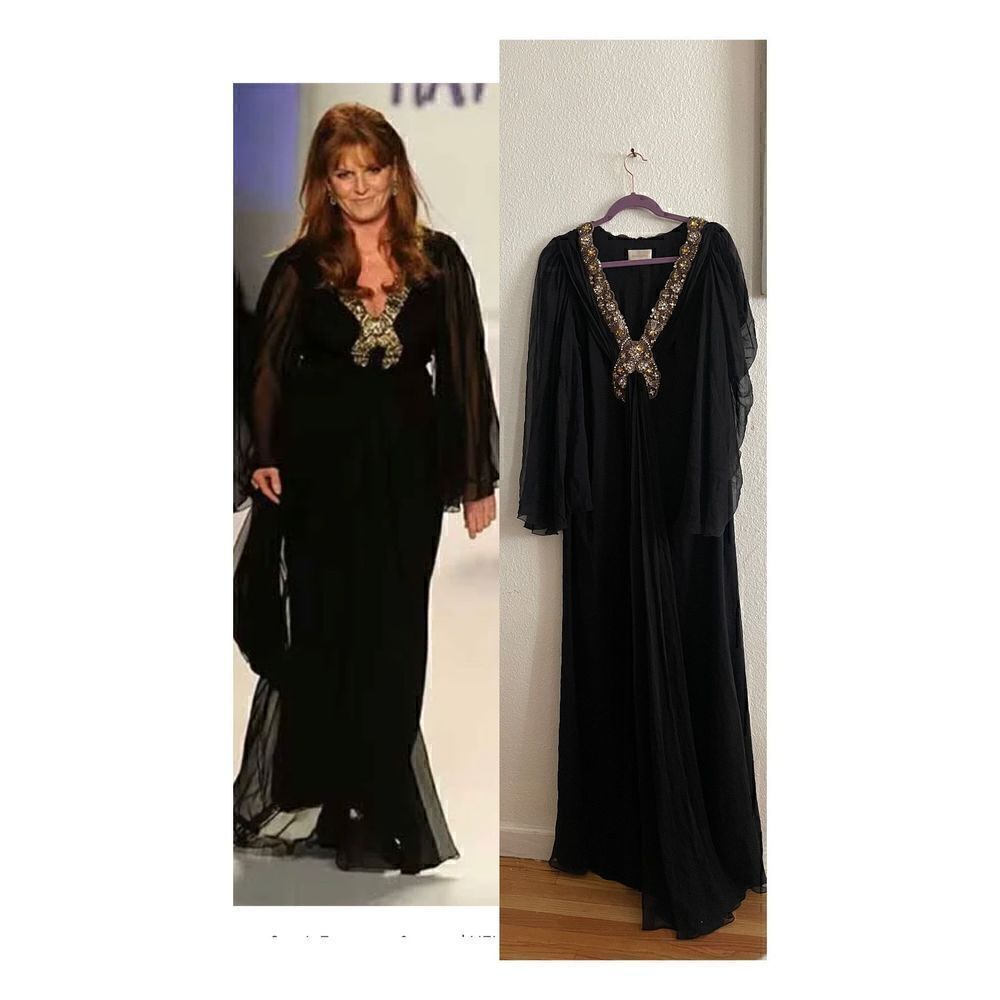 MARCHESA maxi dress size 14